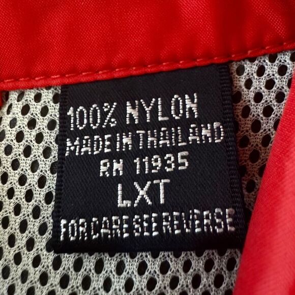 Vintage JcPenney Exclusive USA Olympic Red & Black Windbreaker Men's Large - Picture 5 of 10